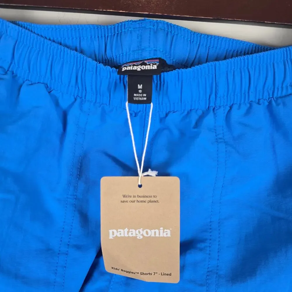 Patagonia Kids Baggies Shorts Size M/10 7